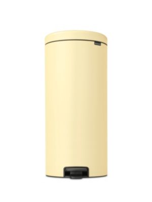 Poubelle à pédale coloris jaune Brabantia NewIcon 30 L
