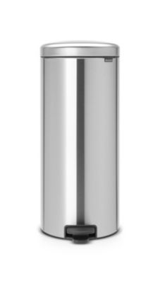Poubelle à pédale coloris métal Brabantia NewIcon 30 L