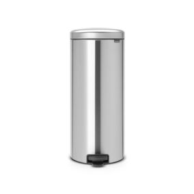Poubelle à pédale coloris métal Brabantia NewIcon 30 L