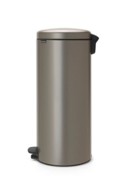Poubelle à pédale coloris platinium Brabantia NewIcon 30 L