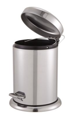 Poubelle à pédale métal Cooke & Lewis Korana 5L