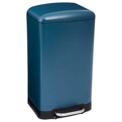 Poubelle à pédale rectangle Ariane 5Five 30L bleu