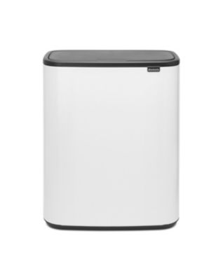 Poubelle à pression Brabantia Bo Waste Bin 60 L blanc