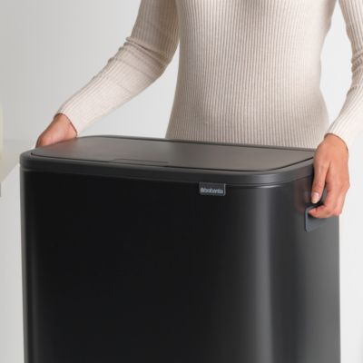 Poubelle à pression Brabantia Bo Waste Bin 60 L noir