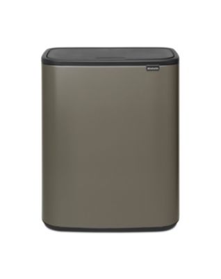 Poubelle à pression Brabantia Bo Waste Bin 60 L platinum