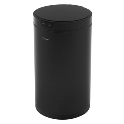 Poubelle automatique avec capteur ML-Design 30L noir aspect mat avec anneau de maintien pour sac