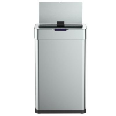 Poubelle automatique inox DAYTONA argent 70L