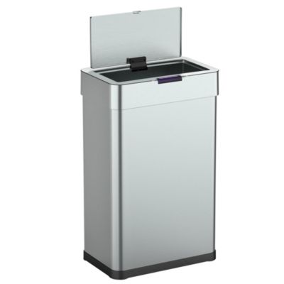 Poubelle automatique inox DAYTONA argent 70L