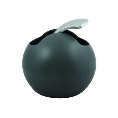 Poubelle à  bascule BOWL MATT 1L Gris foncé mat Spirella