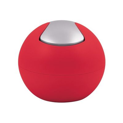 Poubelle à  bascule BOWL MATT 1L Rouge mat Spirella