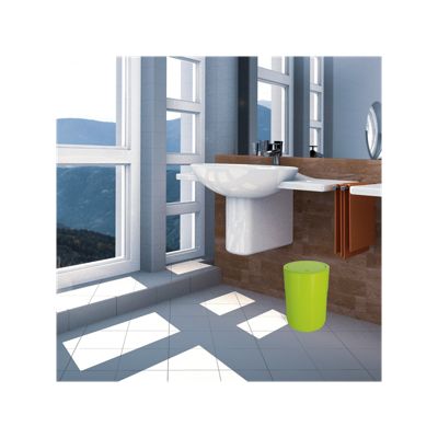 Poubelle à  bascule COCCO 5L Vert Kiwi Spirella