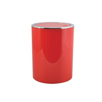 Poubelle à Bascule AKO 5,5L Rouge - MSV - Hygiénique Et Pratique
