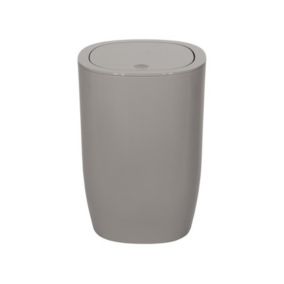Poubelle à  bascule PP PURE 4L Taupe Spirella