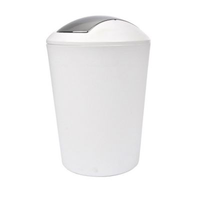 Poubelle à Bascule "Vitamine II" 5L Blanc