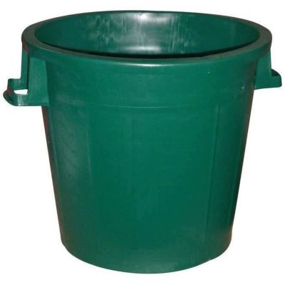 Poubelle Extérieure BRB 50L Verte - Conforme DIN 30713 Avec Couvercle Verrouillable