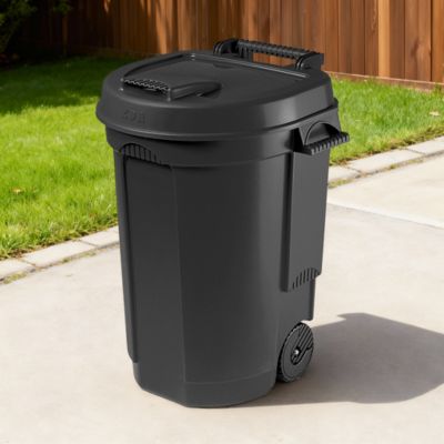 Poubelle d'extérieur sur roues Eda 110L