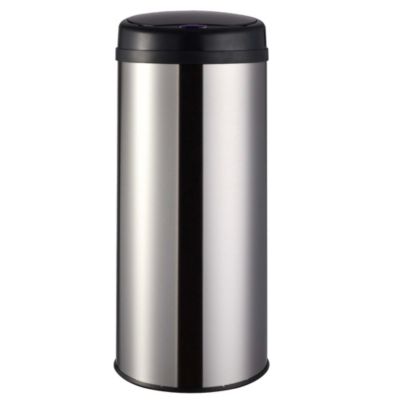 Poubelle de cuisine à ouverture automatique Kitchen Move Artic argent 50 L