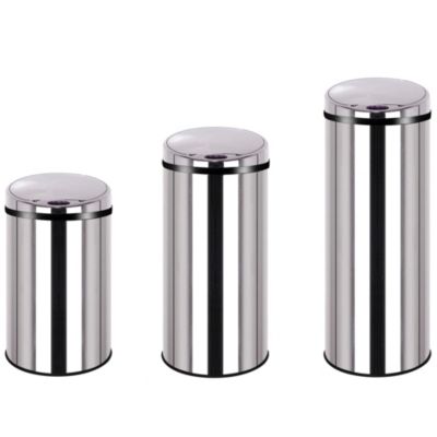 Poubelle de cuisine à ouverture automatique Kitchen Move Artic inox 30 L
