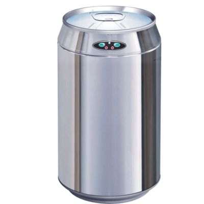 Poubelle de cuisine à ouverture automatique Kitchen Move Canette inox 30 L