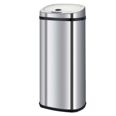 Poubelle de cuisine à ouverture automatique Kitchen Move Largo inox 42 L