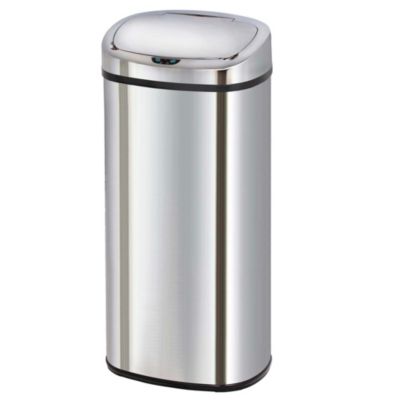 Bayt Poubelle Cuisine Capteur 60L - Ouverture Automatique Mains Libres, Métallique Noir Mat, Anti-Odeurs, Ultra Robuste