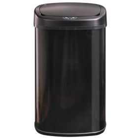 Poubelle de cuisine à ouverture automatique Kitchen Move Majestic noir 58 L