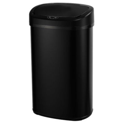 Poubelle de cuisine à ouverture automatique Kitchen Move Majestic noir 68 L