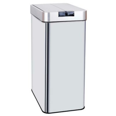 Poubelle de cuisine à ouverture automatique Kitchen Move Silverlake inox 60 L