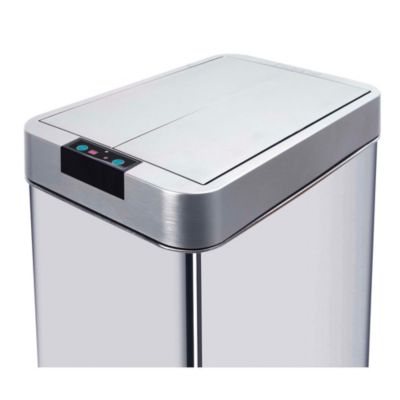 Poubelle de cuisine à ouverture automatique Kitchen Move Silverlake inox 60 L