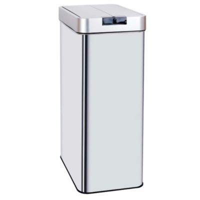 Poubelle de cuisine à ouverture automatique Kitchen Move Silverlake inox 70 L