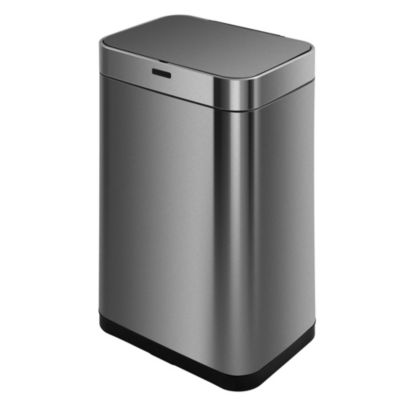 Poubelle de cuisine à ouverture automatique Kitchen Move Upper inox 60 L