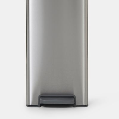 Poubelle de cuisine à pédale 30 L Kora GoodHome H. 70,5 cm inox