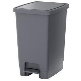Poubelle de cuisine à pédale Bucket Sundis coloris anthracite 30 L