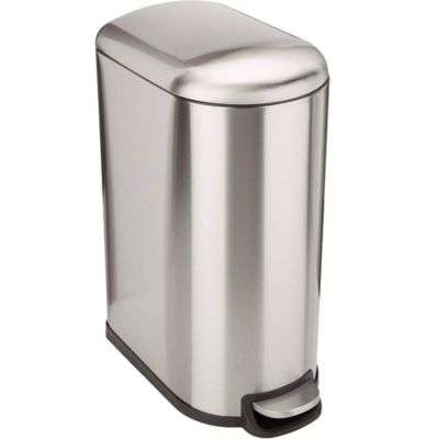 Poubelle de cuisine à pédale Kitchen Move Fuller inox 40 L