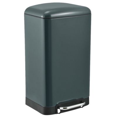 Poubelle de cuisine à pédale Kitchen Move Greenwich gris 40 L