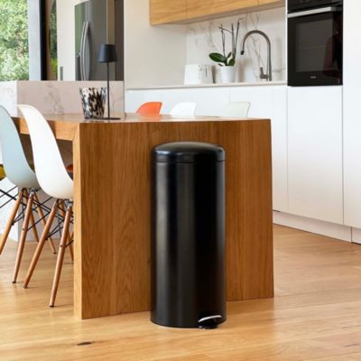 Poubelle de cuisine à pédale Kitchen Move Urban noir 30 L