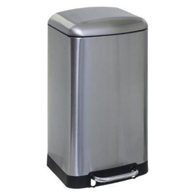 Poubelle de Cuisine en Inox "Ariane" 30L Argent