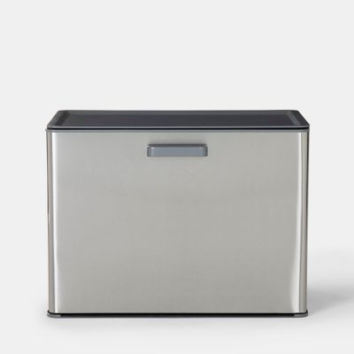 Poubelle de cuisine pour tiroir 30L Kora GoodHome H. 35,5 cm inox