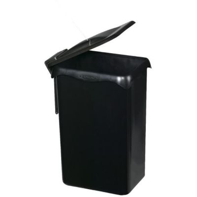 Poubelle de placard portasac - Noir - 23 L