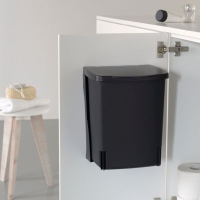 Poubelle de porte à fixer Brabantia Built-In Bin 10 L noir