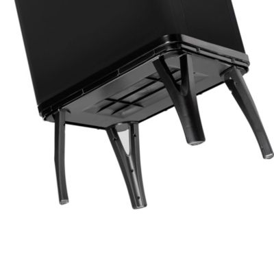 Poubelle de recyclage intelligente WELLHOME à ouverture automatique et contact manuel 15 L + 15 L 35,5 x 26 x 60 cm Noir