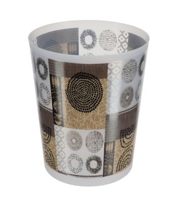 Poubelle de salle de bain 5L déco Masaï