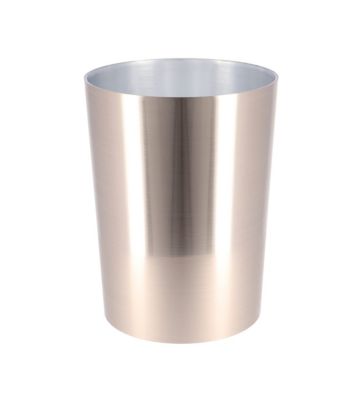 Poubelle de salle de bain 6,5L effet métallisé