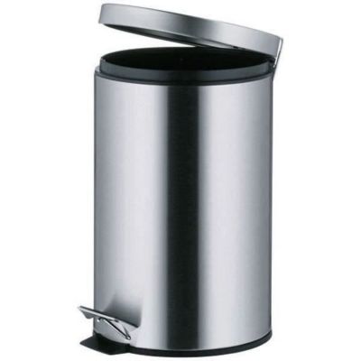 Poubelle de salle de bain Mala KELA - 12 L - Inox mat