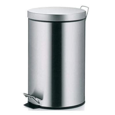 Poubelle de salle de bain Mala KELA - 12 L - Inox mat