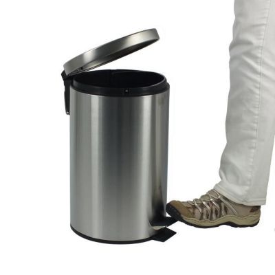 Poubelle de salle de bain Mala KELA - 12 L - Inox mat