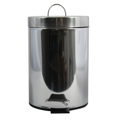 Poubelle de salle de bains 3 L, inox, MSV