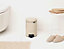 Poubelle de salle de bains 3L, ronde, beige, Brabantia NewIcon
