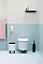 Poubelle de salle de bains 4 L compacte en acier, blanc mat, Brabantia Bo Waste Bin