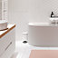 Poubelle de salle de bains à pédale 3 litres, blanc mat, Hansgrohe